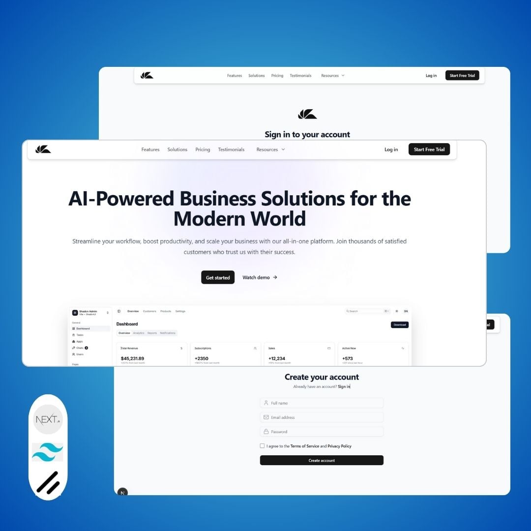 Strivv – Modern Web App Template for SaaS, Startups, and Creators
